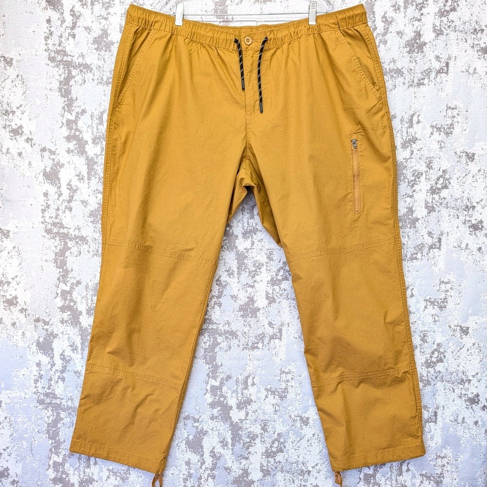 Free Assembly XXXL Mustard Yellow Utility Ripstop Jogger Pants FAMWB00126SP23